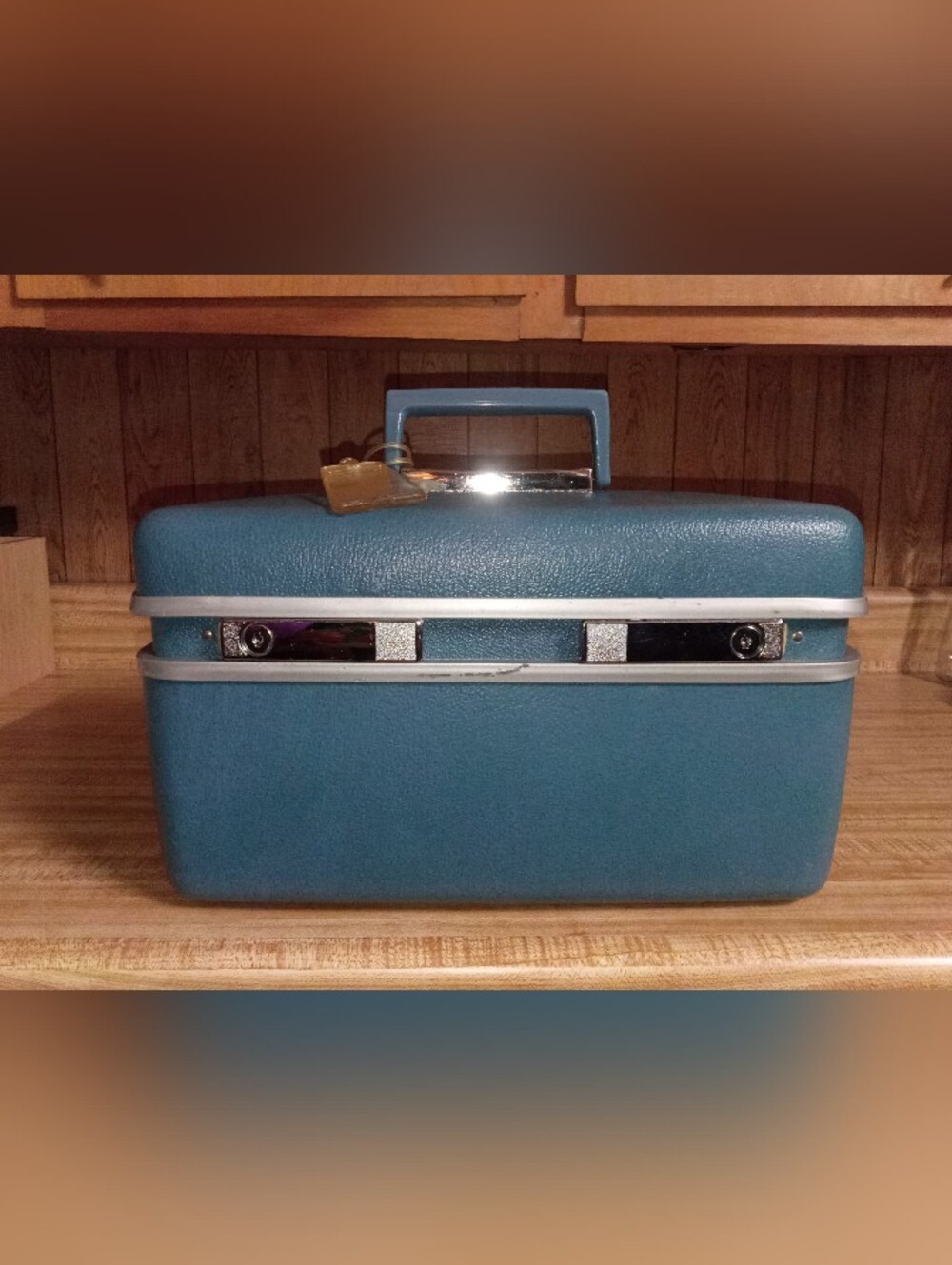 Vintage 1960's Samsonite Royal Traveller Medalist Train / Vanity Case